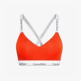 Calvin Klein Kadın Spor Büstiyer, Turuncu, XS