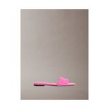 Calvin Klein Kadın Square Flat Canvas Sandalet - Pembe