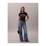 Calvin Klein Kadın SS Baby Logo Grafik Detaylı T-shirt