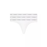 Calvin Klein Kadın THONG 3PK Tanga White/White/White XL