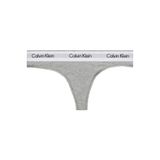 Calvin Klein Kadın THONG Tanga Grey Heather XL
