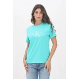 Calvin Klein Kadın TIŞÖRT-LV047B865G - Yeşil - M