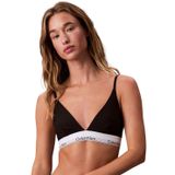Calvin Klein Kadın üçgen sütyen Unlined logolu, siyah (Black), XL