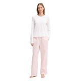 Calvin Klein Kadın Uzun Kollu Pijama Takımı, Pembe, XL Beden