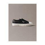 Calvin Klein Kadın Vulc Laceup Deri Sneaker - Siyah