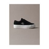 Calvin Klein Kadın Vulc Platform Detaylı Laceup Deri Sneaker - Siyah