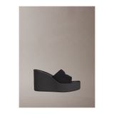 Calvin Klein Kadın Wedge Canvas Detaylı Sandalet
