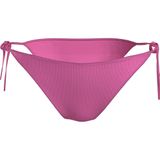Calvin Klein Kadın Yan Bağları Tanga, Pembe (Koyu Pembe), M