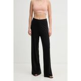 Calvin Klein Kadın Yüksek Bel Geniş Paça Regular Fit Siyah Pantolon J20J225337-BEH