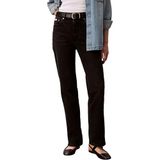 Calvin Klein Kadın Yüksek Bel Midnight Siyah Jean,Siyah 27