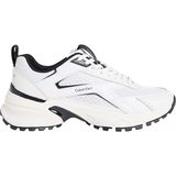 Calvin Klein Kadın Yüksek Taban File Detaylı Logo Imzalı Beyaz Sneaker HW0HW03002-01W
