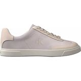 Calvin Klein Kadın Yumuşak Süet Deri Rahat Taban Bağcıklı Yuvarlak Burun Lila Sneaker HW0HW03288-0H2