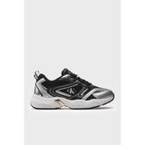 Calvin Klein Kalın Tabanlı Retro Model Tennis Low Lace Sneaker Ayakkabı YW0YW013810GN Bayan Ayakkabı YW0YW01381 0gn - Siyah - Gümüş