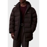 Calvin Klein Kapitoneli Logolu Regular Fit Kapüşonlu Mont LV04LD516GUB1 Erkek Mont LV04LD516G Ub1 - Siyah