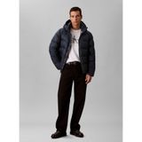 Calvin Klein Kapitoneli Regular Fit Çıkarılabilir Kapüşonlu Mont, L, Kapitoneli Regular Fit Çıkarılabilir Kapüşonlu Mont, Lacivert, Erkek