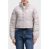Calvin Klein Kapitoneli Regular Fit Dik Yaka Şişme Mont LV047D504GQJL Bayan Mont LV047D504G Qjl - Gri