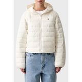 Calvin Klein Kapitoneli Regular Fit Kapüşon Yaka Mont LV047G505GYAS Bayan Mont LV047G505G Yas - Krem - XS