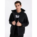 Calvin Klein Kapüşonlu Mont, M, LV04RB540G, Siyah, Erkek