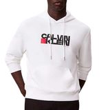 Calvin Klein Kapüşonlu Sweatshirt, M, 5003296495, Beyaz, erkek