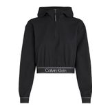 Calvin Klein Kapüşonlu Yarım Fermuarlı Kadın Siyah Mont, XS