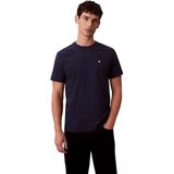 Calvin Klein Kısa Kol Bisiklet Yaka Pamuklu Düz Model T-Shirt, S, LV04RD254G, Mor, Erkek