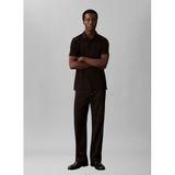 Calvin Klein Kısa Kol Pamuklu Regular Fit Polo Yaka T-Shirt, XL, LV04LF208G, Siyah, Erkek