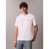 Calvin Klein Kısa Kollu 20S Calvin Matchbox Grafik Baskılı Erkek Beyaz T-Shirt LV04RE802G-YAA - XL