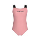 Calvin Klein Kız Çocuk Baskılı Mayo, 12 Yaş, 5003345615, Pembe, Kız çocuk