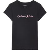 Calvin Klein Kız Çocuk Tişört LVCKSJA17G - Siyah - 12 Yaş
