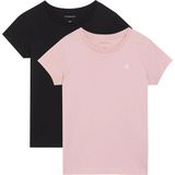 Calvin Klein Kız Çocuk Tişört LVCKSJA50G - Siyah - 8 Yaş
