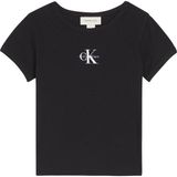 Calvin Klein Kız Çocuk Tişört LVCKSJB11G - Siyah - 8 Yaş