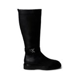 Calvin Klein Knee W/Metal Logolu Çizme, 36, HW0HW02665, Siyah, Kadın