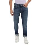 Calvin Klein Koyu Denim Kot Dar Kesim Erkek Kot Jean Pantolon