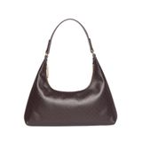 Calvin Klein Koyu Kahve Deri Omuz Çantası, Standart, LV04F3298G, Koyu Kahve, Kadın