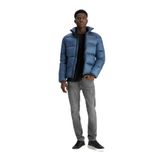 Calvin Klein Lacivert Erkek Mont J30J326097CDO TWO TONE PUFFER JACKET, M