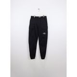 Calvin Klein Lastikli Bel Lastikli Paça Siyah Erkek Çocuk Kargo Pantolon IB0IB02597BEH - 14 Yaş