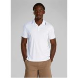Calvin Klein Lıquıd Touch Block Tıppıng Polo Erkek Polo T-Shirt K10K114130 - 2XL - Beyaz