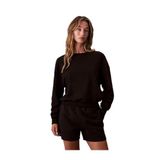 Calvin Klein Logo Baskılı Bisiklet Yaka Sweatshirt, XL, TYC0D2D5378C6B8C4C78F2600, Siyah, kadın