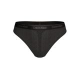 Calvin Klein Logo Detaylı Tanga, M, LV00QF8873, Siyah, kadın