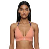 Calvin Klein Logolu Boyundan Bağlamalı Bikini Üstü LV00Q61225TJ2 Bayan BİKİNİ ÜSTÜ LV00Q61225 TJ2
