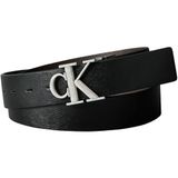 Calvin Klein Logolu Deri Kemer LV04D7049GV8L Erkek KEMER LV04D7049G V8L, SİYAH, 100
