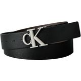 Calvin Klein Logolu Deri Kemer LV04D7049GV8L Erkek KEMER LV04D7049G V8L, SİYAH, 105
