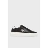 Calvin Klein Logolu Deri Sneaker Ayakkabı YM0YM013170GJ Erkek Ayakkabı YM0YM01317 0gj - Siyah