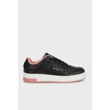 Calvin Klein Logolu Deri Sneaker Ayakkabı YW0YW0165000U Bayan Ayakkabı YW0YW01650 00U - 2J9-Siyah