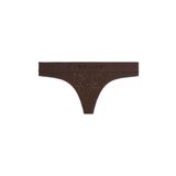 Calvin Klein Logolu Elastik Bantlı Orta Yüksek Belli Yarı Transparan Streç Dantel Külot, L, TYCVQJPJ2N170539668160636, Kahverengi, kadın
