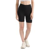 Calvin Klein Logolu Elastik Bantlı Yüksek Bel Şort, XL, J20J223137, Siyah, Kadın