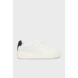 Calvin Klein Logolu Hakiki Deri Sneaker Ayakkabı YW0YW0203601W Bayan Ayakkabı YW0YW02036 01W - Beyaz