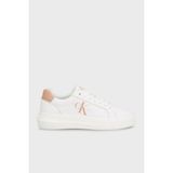 Calvin Klein Logolu Kalın Tabanlı Sneaker Ayakkabı YW0YW008230K6 Bayan Ayakkabı YW0YW00823 0k6 - Beyaz