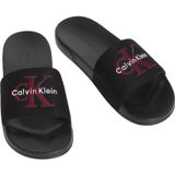 Calvin Klein Logolu Kanvas Terlik YM0YM013930KQ Erkek TERLİK YM0YM01393 0KQ