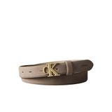Calvin Klein Logolu Kemer LV04F7079GVFU Bayan KEMER LV04F7079G VFU, TOPRAK, 80